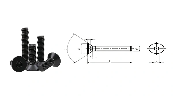 COUNTERSUNK SCREWS (ALLEN)