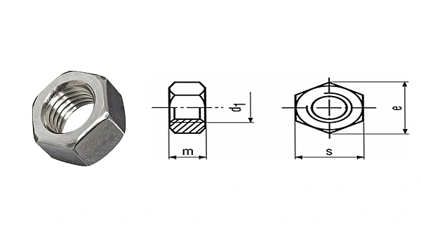HEXAGONAL NUTS